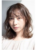 ミディアム ボブ レイヤー