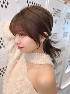 クム(kumu) 【kumu】ロングレイヤー/小顔おくれ毛/似合わせ前髪/栄/名古屋