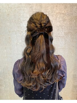 フラッシュ ヘアーアンドスキン(Flash hair&skin) ダウンスタイルアレンジ