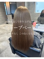 ルイス(L'wis)&nbsp;ブリーチなしダブルカラー 繰り返しで作るベージュ【L'wis乙津】