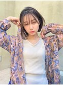 Steelo  ラベンダーベージュ×大人ボブ