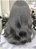 透け感オリーブカラー 20代/30代/ブリーチなし