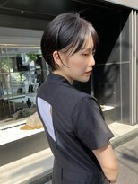 ピークアブー 原宿ハラカド(PEEK-A-BOO) カットインナーカラーショートまとまりくせ毛多毛