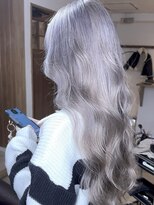 ブレイズヘアー(BLAZEhair)&nbsp;【初ブリーチ】ホワイトグレージュ×ブリーチ２回