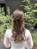 フェリーチェ(Felice) 花嫁　ブライダルヘア　ハーフアップ　お色直し　前撮り