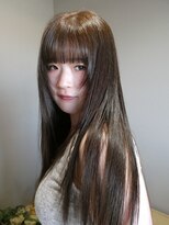 トゥモローズ(TOMORROWS) 顔まわりlayer/olive color/寒色brown
