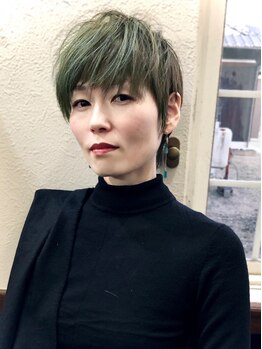 アトリエ(atelier)の写真/【最旬艶カラー×透明感】白髪を隠さず”活かす”丁寧なカラーリングで思い通りの色が叶う♪[白髪ぼかし]