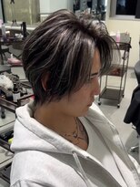 メンズサロン キング 心斎橋店(Men’s salon K!ng) ホワイトメッシュ/ツイスト/ツイスパ/パーマ/メンズ/眉毛/心斎橋