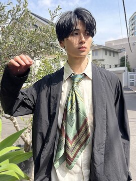 グリーンミドル(GREEN middle) メンズカットパーマ:ニュアンスパーマ/メンズマッシュショート