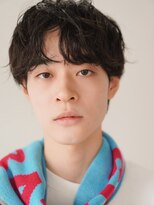 ディッセンバー 伊勢崎(December)&nbsp;メンズ/ブルーブラック/フェザーパーマ/ニュアンスパーマ/