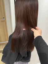 ニカ ボーテ(Nika beaute)&nbsp;顔周りカット小顔似合わせカット 艶感ストレート