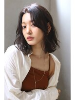 ロゼ 新大宮(ROSE)&nbsp;【ROSE】レイヤーボブ＿ウェーブヘア＿ボブパーマ＿暗髪