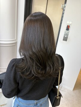 ルアナ 梅田店(Luana) 【HARUKA】透け感グレージュ×ナチュラルレイヤー