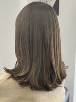 シベルバレー 横浜(sibell) *ミディアムレイヤーカット顔周りレイヤーウルフハッシュカット