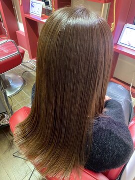 ジュリアンマーラ(Julien Mara) 髪質改善ストレート/透明感グレージュ/韓国っぽ/さらさらヘア