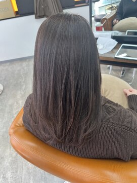 リシャルム 新保店(Re charme) 【やわらか透明感】透け感ブラウン