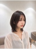 “抜け感”レイヤーボブ×韓国風くびれヘア