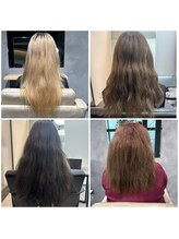 【髪に負担をかけず、柔らかい質感のストレートヘアへ】髪質改善ストレート