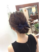 クラリス(craliss) 波ウェーブ×三つ編みシニヨン