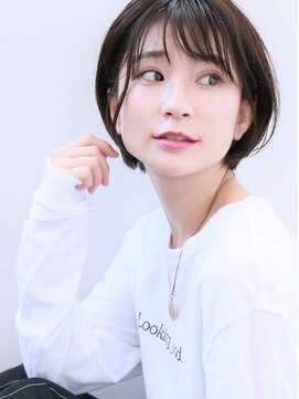 ドロップ(drop) 耳掛け小顔マニッシュショートボブ〔表参道/青山 drop〕