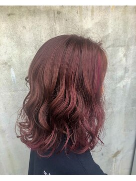 ナゴンスタイル(NAGON STYLE) ピンクブラウン×ポイントカラー