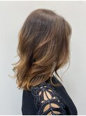 20代30代★スタイリング簡単♪透明感アッシュベージュ