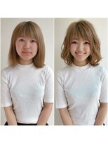 ネイロ 錦糸町(NeiRo)&nbsp;前髪カタログくびれミディイヤリングカラーラベンダーカラー