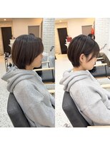 短くても大人可愛いショートヘア　銀座駅