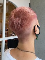 バブー バイ ビューティービースト アカデミー 福岡店(ba-boo)&nbsp;ハイトーンピンク×ベリーショート