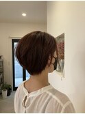 グラデーションショートボブ