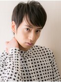 抜け感暖色系カラー大人ナチュラルショートスタイルB戸田公園
