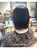 切りっぱなしボブ【岩木菜々】