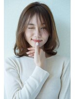 ネックス 表参道本店(nex)&nbsp;鎖骨ボブ/ウザバンク/ミディアム