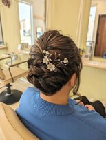 ヘアーライフイチゴイチエ(Hair Life 151A)&nbsp;華やか編み編みアレンジ