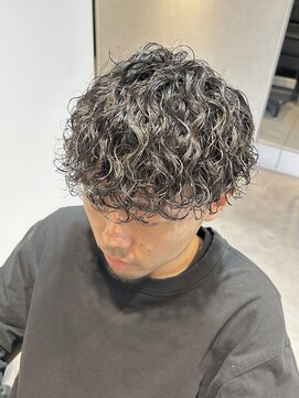 カルゥグラッシー(KALOU glassi) 波巻き×ツイスパミックス/メンズパーマ