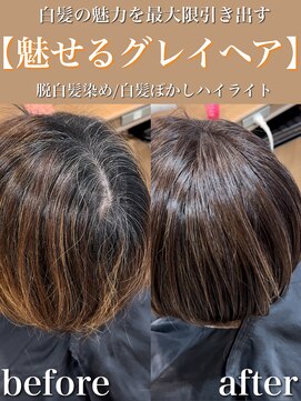 アッシュ 大泉学園店(Ash) 魅せるグレイヘア ソフトグレージュ【Ash大泉学園 横山】