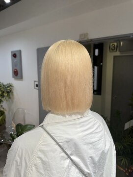 ペレ 栄店(PELE) 切りっぱなしボブ/エアリーロング/美髪/ピンクブラウン/栄