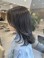 ミズチャーム(Ms.CHARM)&nbsp;ダークグレージュ/大人韓国/艶髪/くびれヘア/顔まわりカット