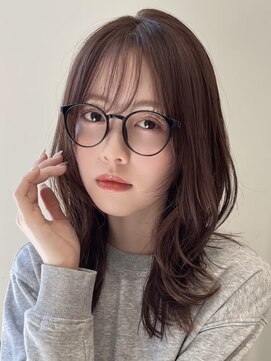 ノイ(noi) ミルクティーベージュカラーくびれヘアグレージュカラー韓国