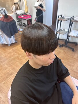グート ヘアーメイク(gut HAIR MAKE) メンズ パーマ戻し ストレートヘア