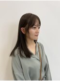 【韓国ヘア/オリーブベージュ/明るめカラー/透明感】