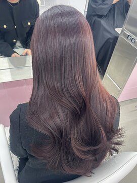 エヌアイ オモテサンドウ(ni omotesando) ☆暖色カラー ラベンダーピンクブラウン ツヤカラー☆