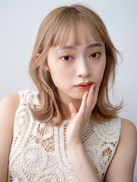 ブルー 盛岡店(BLUE) 黒髪/ボブルフ/ネビージュ/韓国/ワンレン/盛岡/髪質改善/前髪