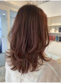 大人可愛い前髪ありのひし形耳掛けショートボブ20代30代40代