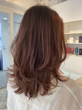 デパール 表参道店(depart) 大人可愛い前髪ありのひし形耳掛けショートボブ20代30代40代