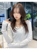小顔レイヤーカットミディアムレイヤーレイヤーロング【日本橋】