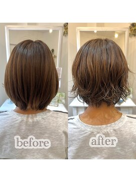 アス(Asu) レディースカット 質感カット