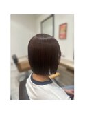 ぱっつんボブ