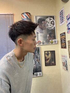 バーバーサトウ(BARBER SATO) アップバング