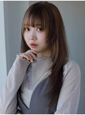 20代30代40代メルティカラーフェミニンロング似合わせカット